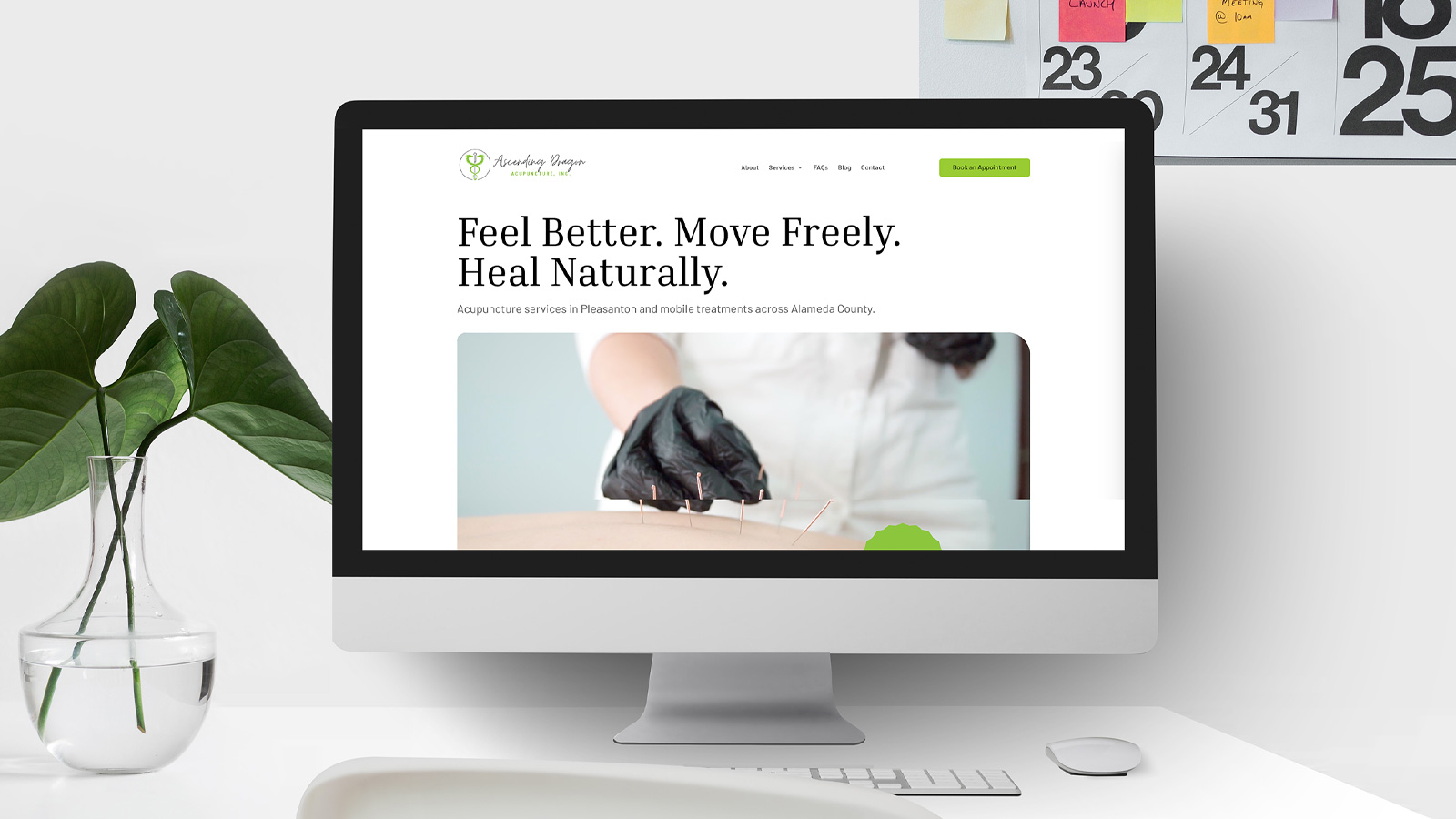 Ascending Dragon Acupuncture — Website Design project by Impressive by Design