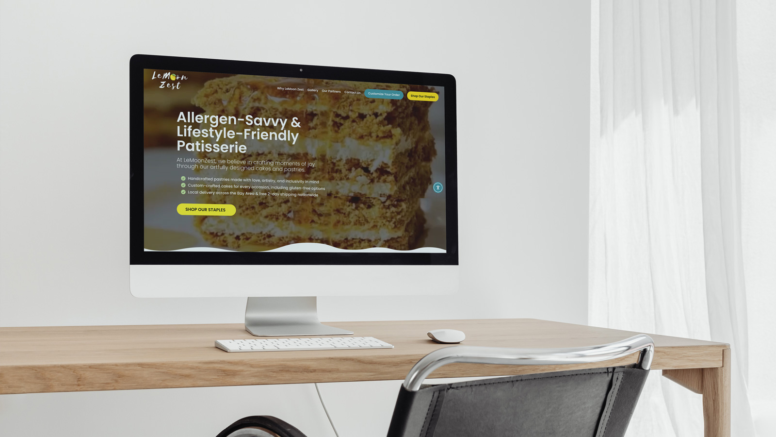LeMoon Zest Patisserie — Website Design project by Impressive by Design