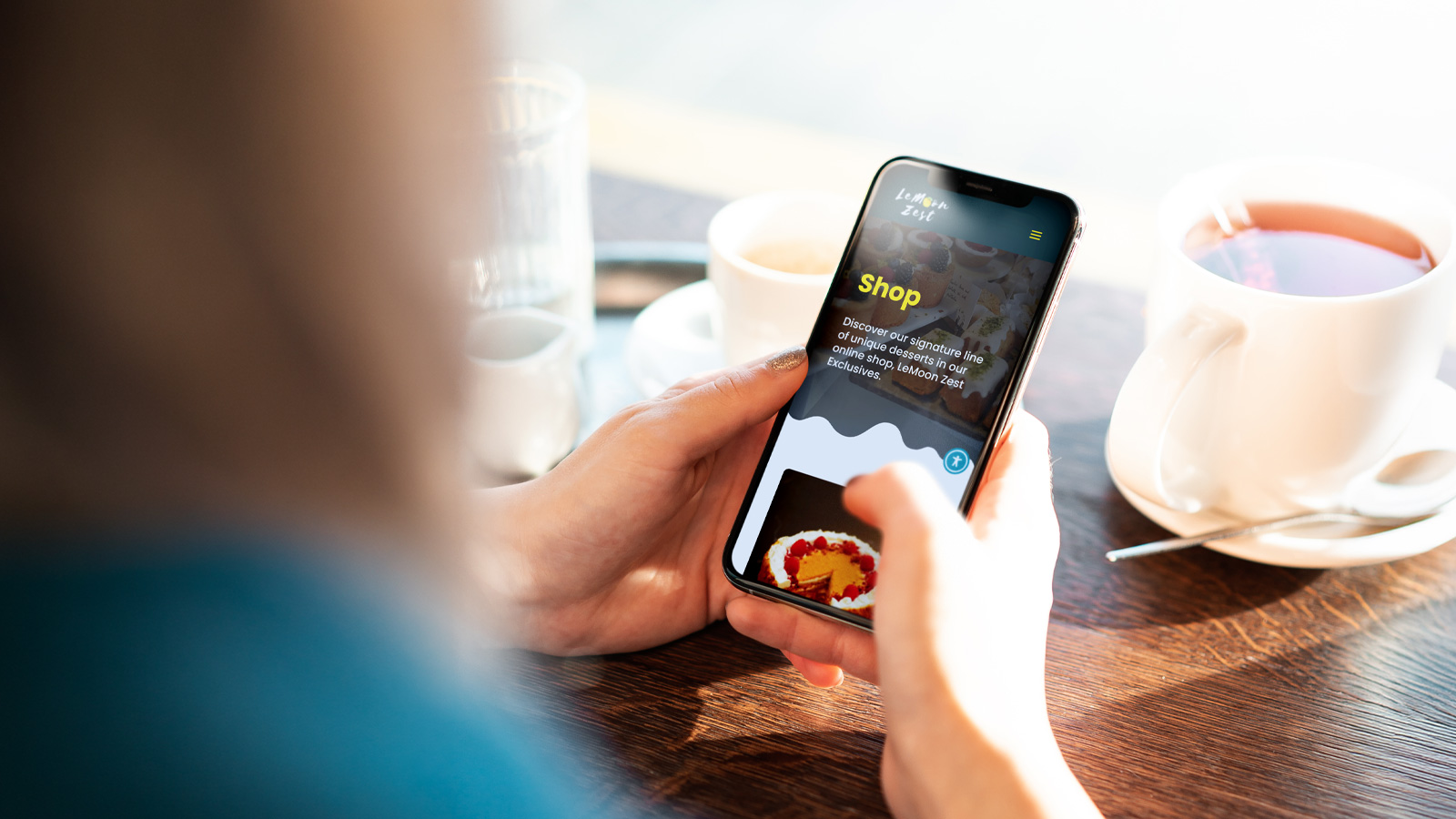 LeMoon Zest Patisserie — project gallery image 2, Website Design