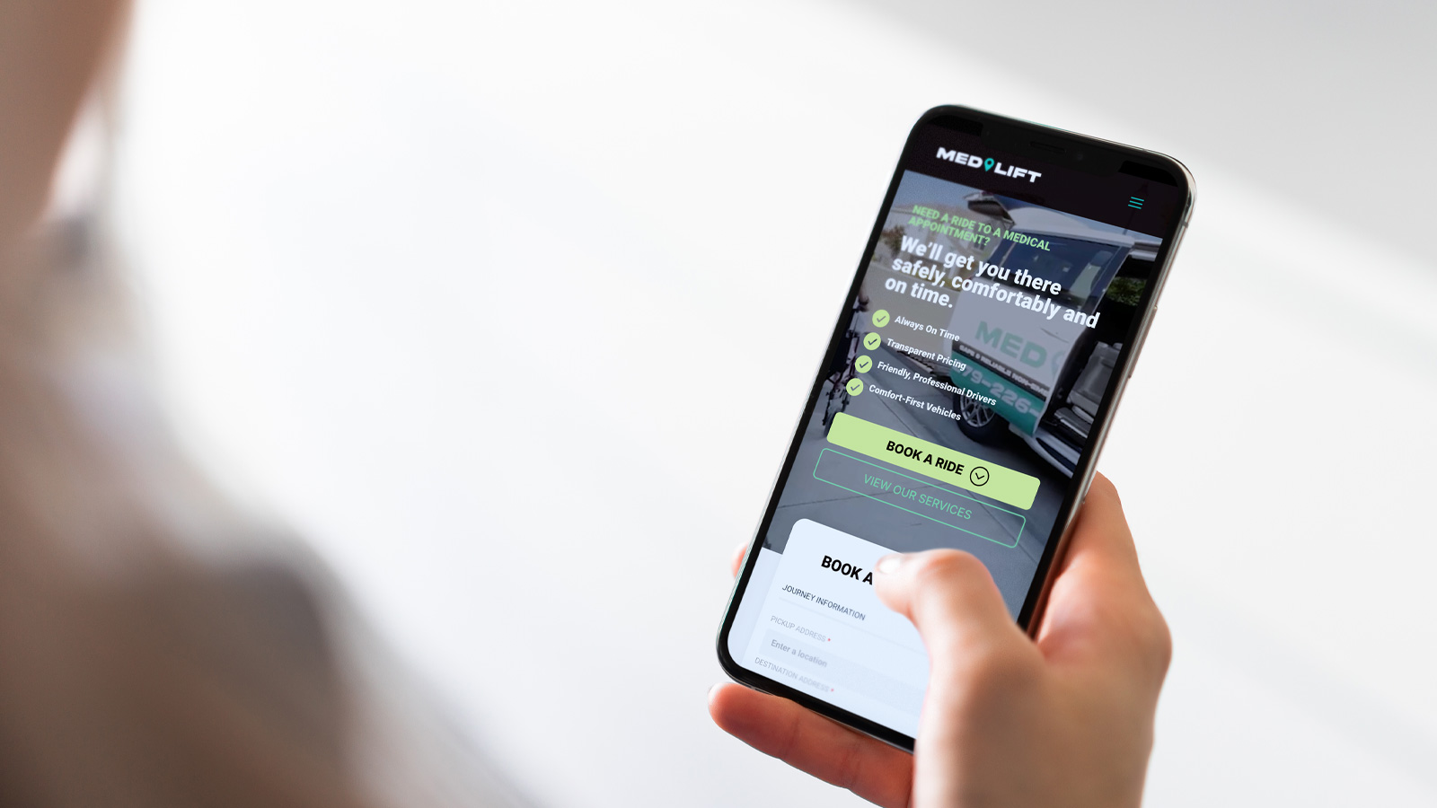 Med Lift — project gallery image 2, Website Design