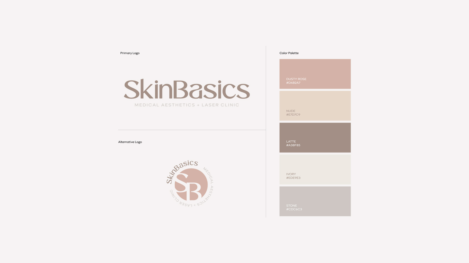 SkinBasics — design detail, Branding