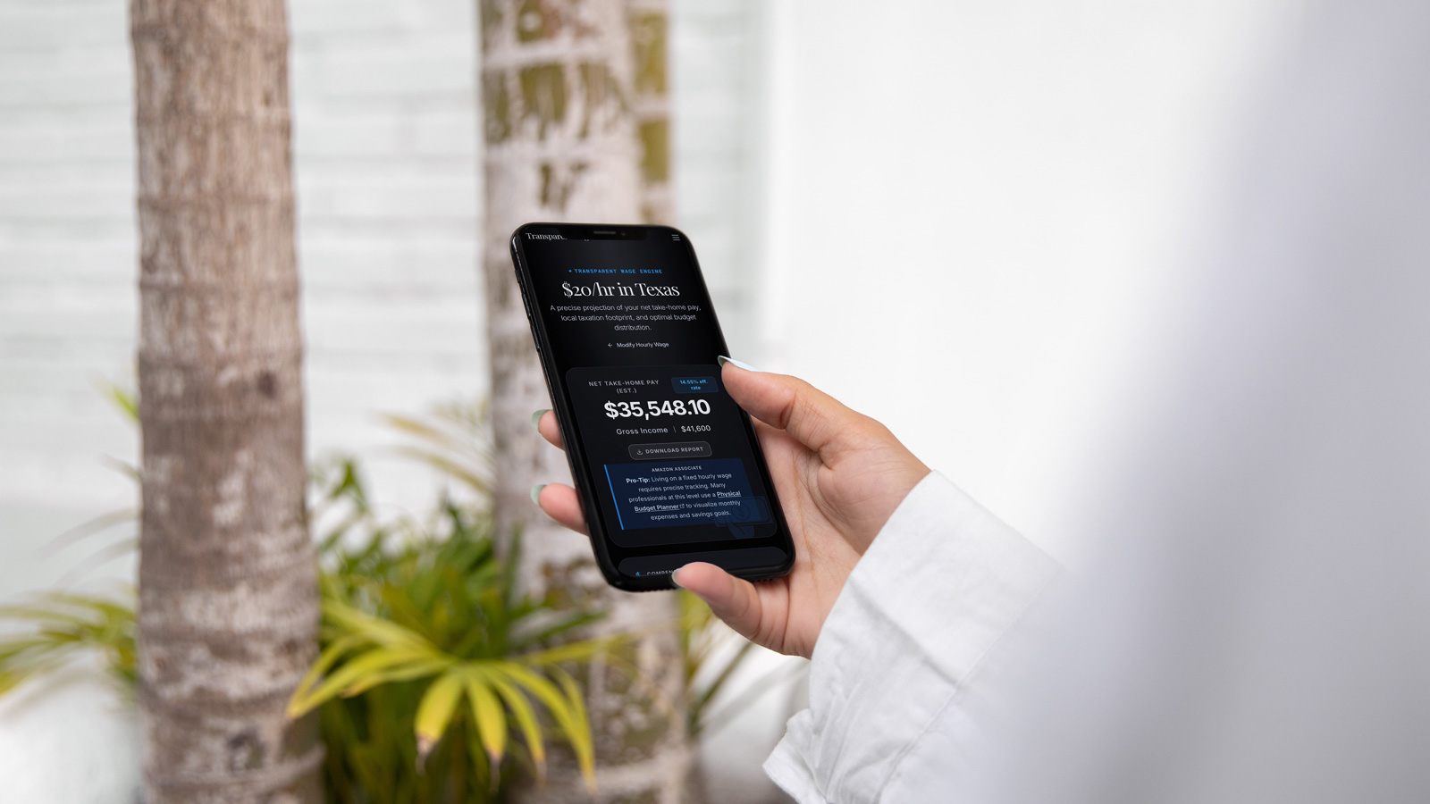 Transparent Wage — project gallery image 3, Web Application